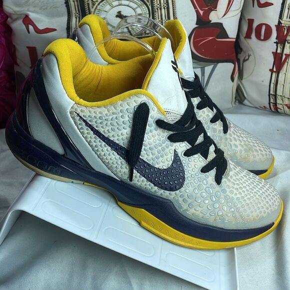 (D) Nike Zoom Kobe 6 Protro del Sol 2021 Men\'sWhite/Neutral Blue/Size 12 main image 10